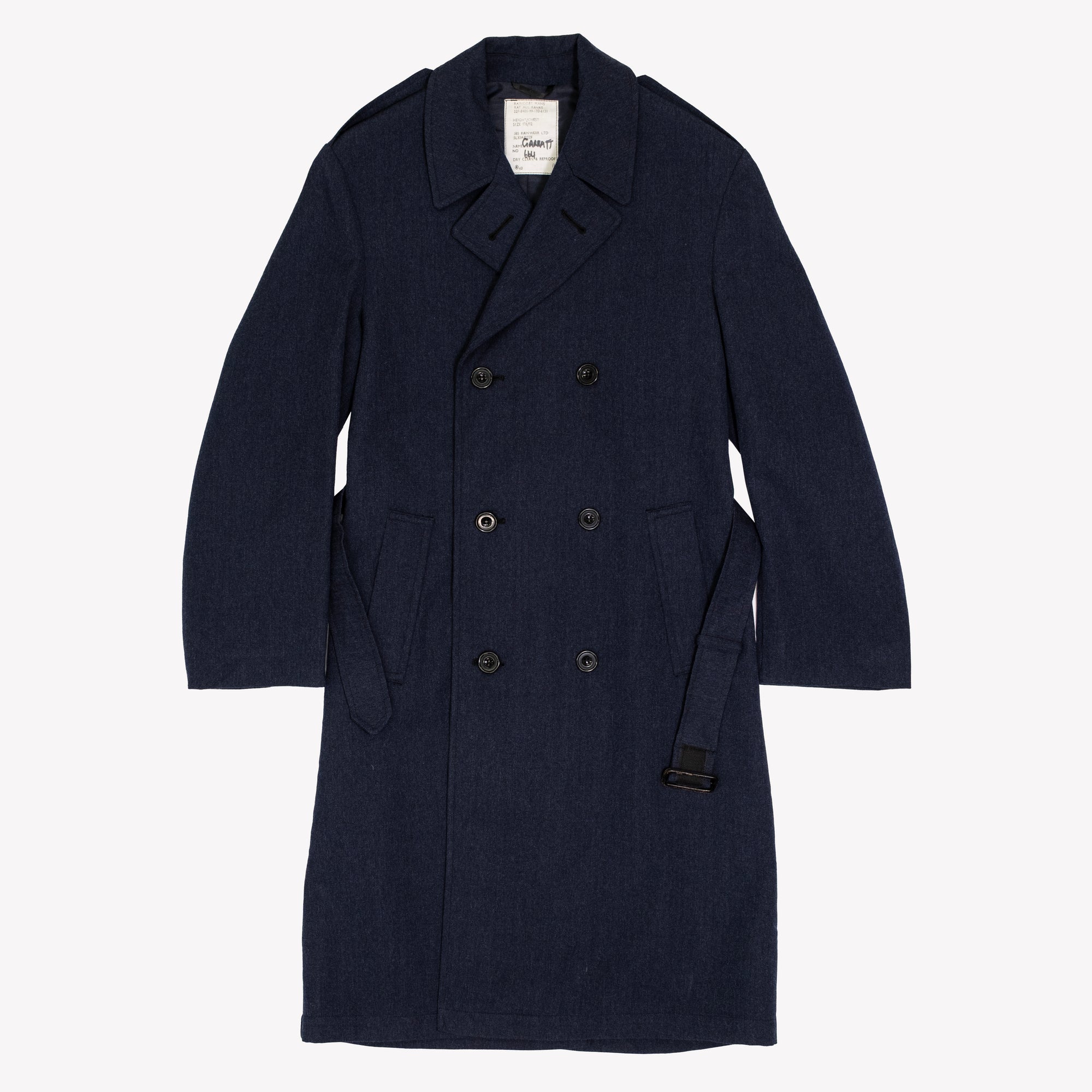 RAF Double Breasted Wool Overcoat