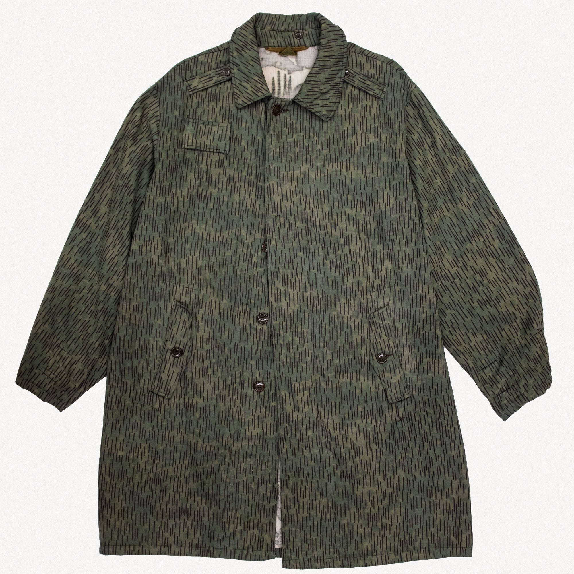 Czech 1970s Rain Camo Field Jacket