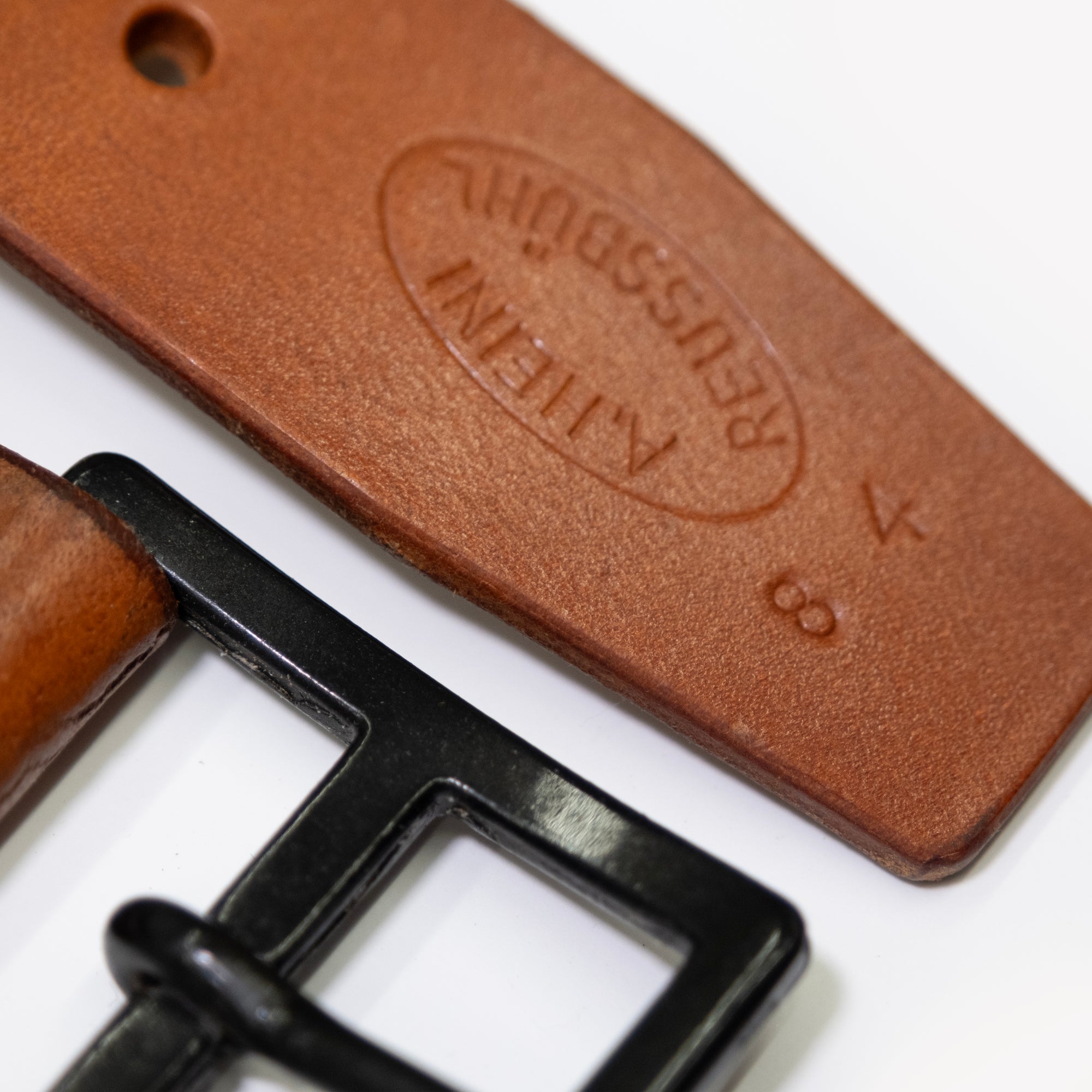 Czech Brown Leather Belt